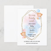 We kunnen snel wachten, beer gender onthullen uitn (Voorkant / Achterkant)