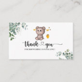 We kunnen snel wachten, dank je informatiekaartje (Voorkant)