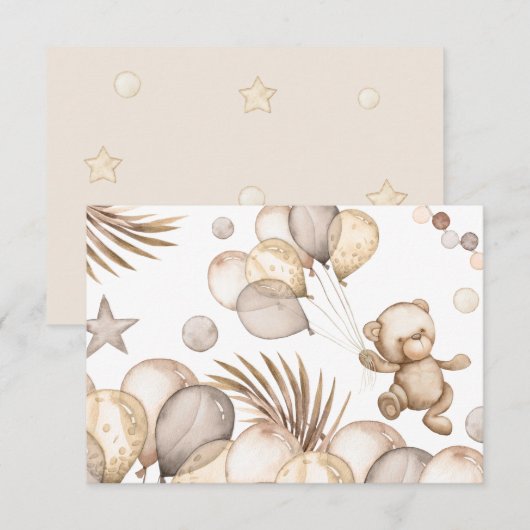 We kunnen snel wachten op baby shower blanco kaart (Voorkant / Achterkant)