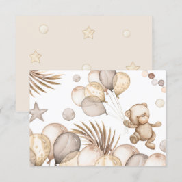 We kunnen snel wachten op baby shower blanco kaart