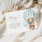 We kunnen snel wachten op baby shower, dank u. bedankkaart