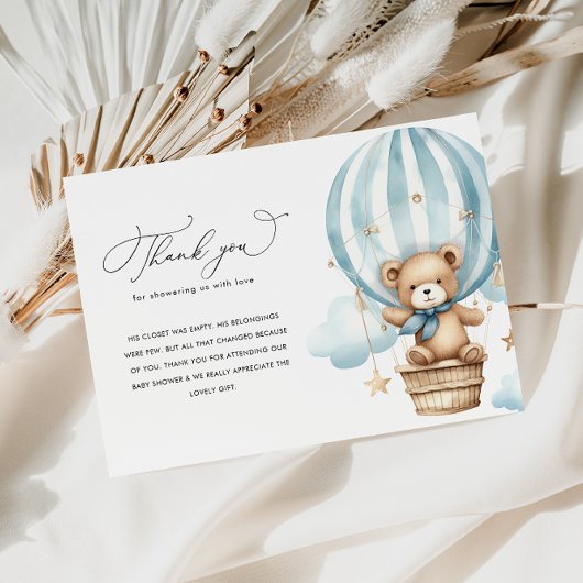 We kunnen snel wachten op baby shower, dank u. bedankkaart