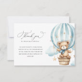 We kunnen snel wachten op baby shower, dank u. bedankkaart (Voorkant)