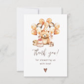 We kunnen snel wachten op baby shower, dank u. kaart (Voorkant)