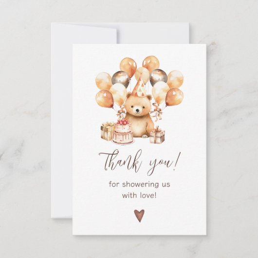 We kunnen snel wachten op baby shower, dank u. kaart (Voorkant)