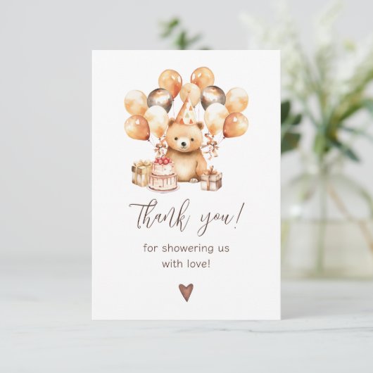 We kunnen snel wachten op baby shower, dank u. kaart (Staand voorkant)