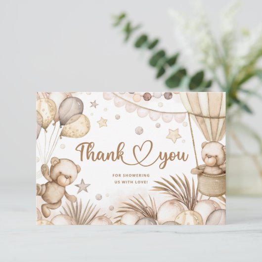 We kunnen snel wachten op baby shower dankzij je c kaart (Staand voorkant)