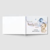 We kunnen snel wachten op baby shower gastenboek (Volledig)