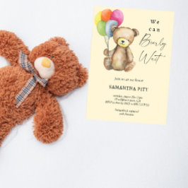 We kunnen snel wachten op baby shower kaart