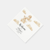 We kunnen snel wachten op baby shower servet (Hoek)