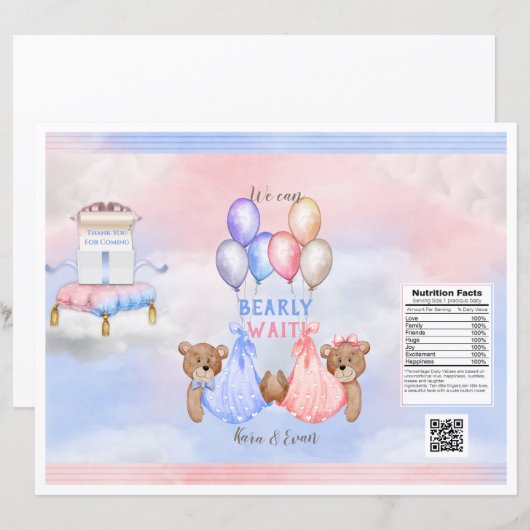 We kunnen snel wachten op gender om Chip Bag te on (Voorkant / Achterkant)