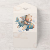 We kunnen snel wachten op het baby shower all in one uitnodiging (Buitenkant)