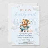 We kunnen snel wachten op het baby shower kaart (Voorkant)