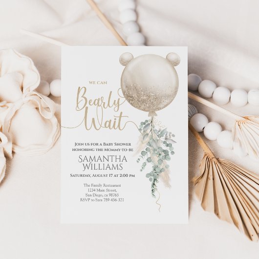 We kunnen snel wachten op het Baby shower van de b Kaart