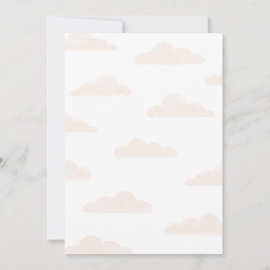 We kunnen snel wachten op het Baby shower van een  Kaart (Achterkant)