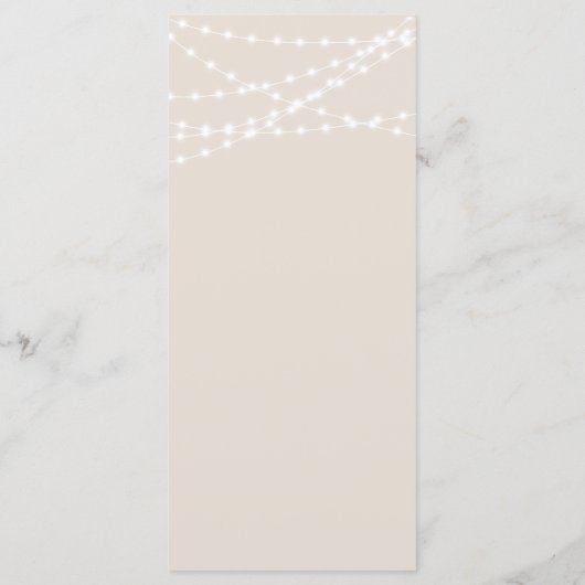 We kunnen snel wachten op het Baby shower van Mode Menu (Achterkant)