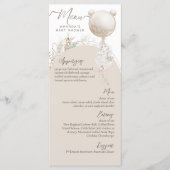 We kunnen snel wachten op het Baby shower van Mode Menu (Voorkant)