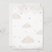 We kunnen snel wachten op het roze Beer Baby showe Kaart (Achterkant)