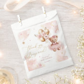 We kunnen snel wachten op roze Baby shower Bedankzakje (Geknipt)