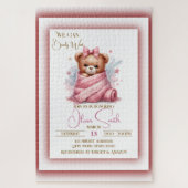 We kunnen snel wachten op roze Baby shower Legpuzzel (Verticaal)