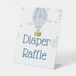 We kunnen snel wachten op voetsporen reclamebord met voetstuk