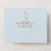 We kunnen snel wachten op waterverf beer all in one uitnodiging (Achterkant)