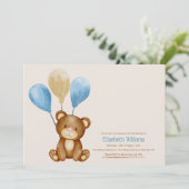 We kunnen snel wachten op waterverf beer kaart (Staand voorkant)