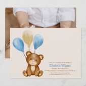 We kunnen snel wachten op waterverf beer kaart (Voorkant / Achterkant)