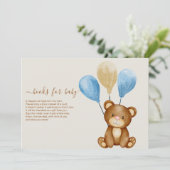 We kunnen snel waterverf beer boeken wachten op ba kaart (Staand voorkant)