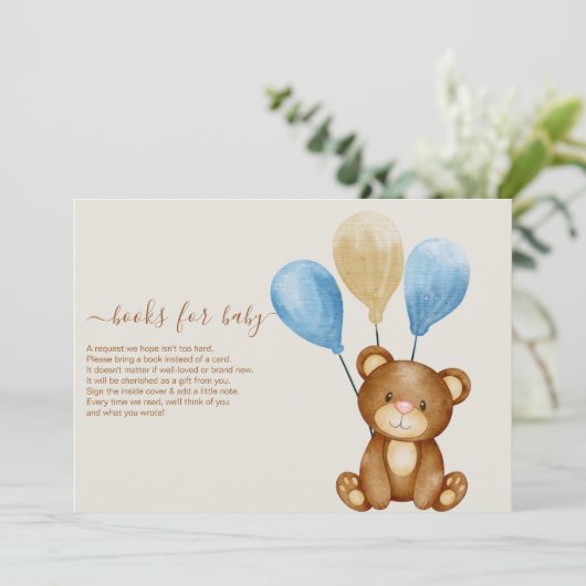 We kunnen snel waterverf beer boeken wachten op ba kaart (Staand voorkant)