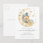 We kunnen Teddy Bear bijna niet verwachten tijdens Aankondigingskaart (Voorkant / Achterkant)