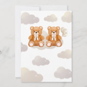 We kunnen twee keer wachten op Teddy Bear Baby sho Kaart (Achterkant)