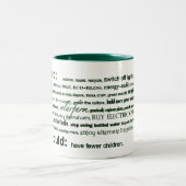 We kunnen... tweekleurige koffiemok (Center)