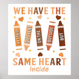 We kunnen van buiten anders zijn poster