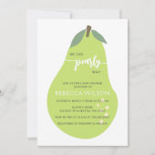 We kunnen vrolijk wachten op Herfst Pear Baby show Kaart (Voorkant)