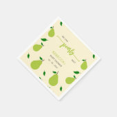 We kunnen vrolijk wachten op Herfst Pear Baby show Servet (Hoek)