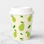 We kunnen vrolijk wachten op Herfst Pear Papieren Bekers (Voorkant)