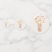 We kunnen wachten. Baby Shower Confetti (Achterkanten)