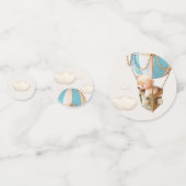 We kunnen wachten. Baby shower Confetti (Achterkanten)