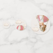 We kunnen wachten. Baby shower Confetti (Achterkanten)