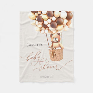 We kunnen wachten. Baby shower Fleece Blanket