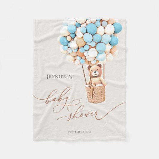 We kunnen wachten. Baby shower Fleece Blanket Deken (Voorkant)