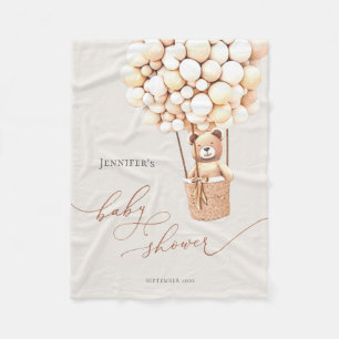 We kunnen wachten. Baby Shower Fleece Deken