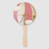 We kunnen wachten. Baby Shower Handwaaier (Achterkant)