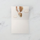 We kunnen wachten. Baby shower Hartelijk dank Bedankkaart (Binnen)