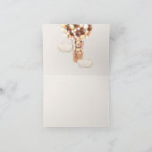 We kunnen wachten. Baby shower Hartelijk dank Bedankkaart (Binnen)