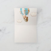 We kunnen wachten. Baby shower Hartelijk dank Bedankkaart (Binnen)