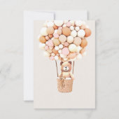 We kunnen wachten. Baby shower Hartelijk dank Bedankkaart (Achterkant)