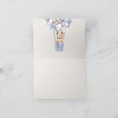 We kunnen wachten. Baby shower Hartelijk dank Bedankkaart (Binnen)