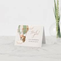 We kunnen wachten. Baby shower Hartelijk dank